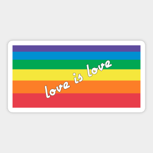 Love is Love Rainbow Sticker